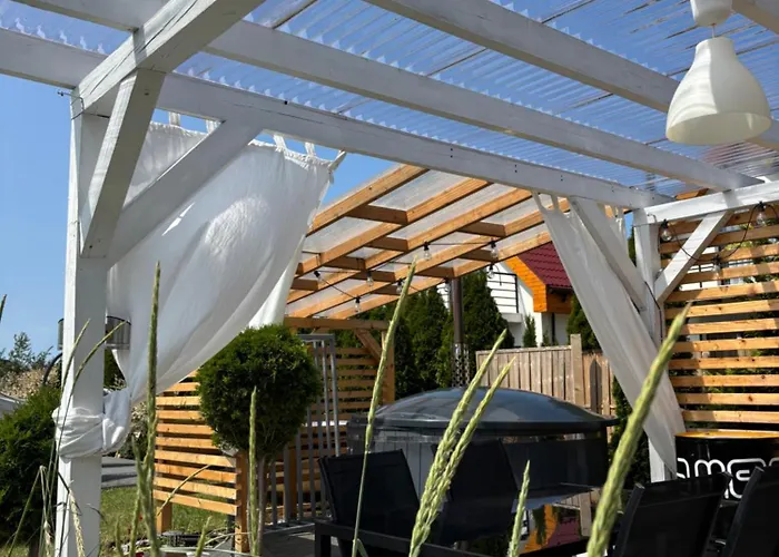 منزل للإقامة La Mer-balia Z Jacuzzi, Sauna ,klimatyzacja ,rowery *